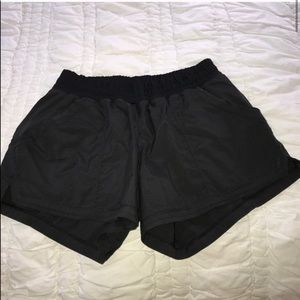 Black Lululemon Running Shorts